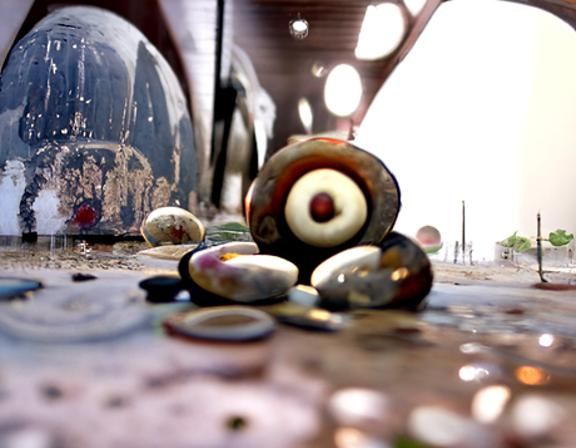 Grotesque Spiritual Landscape in Advanced Digital Art