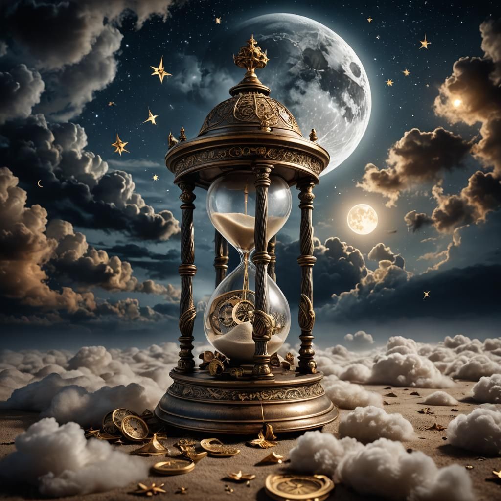 An hourglass   by @Rose