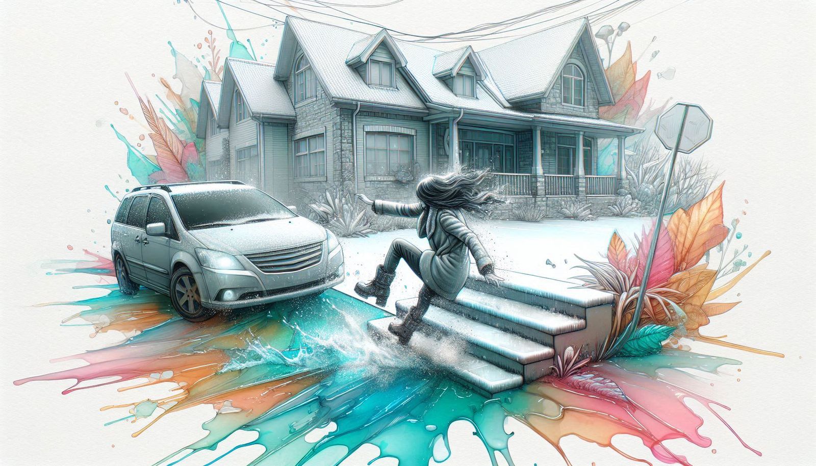 natural enemies, ice and walking