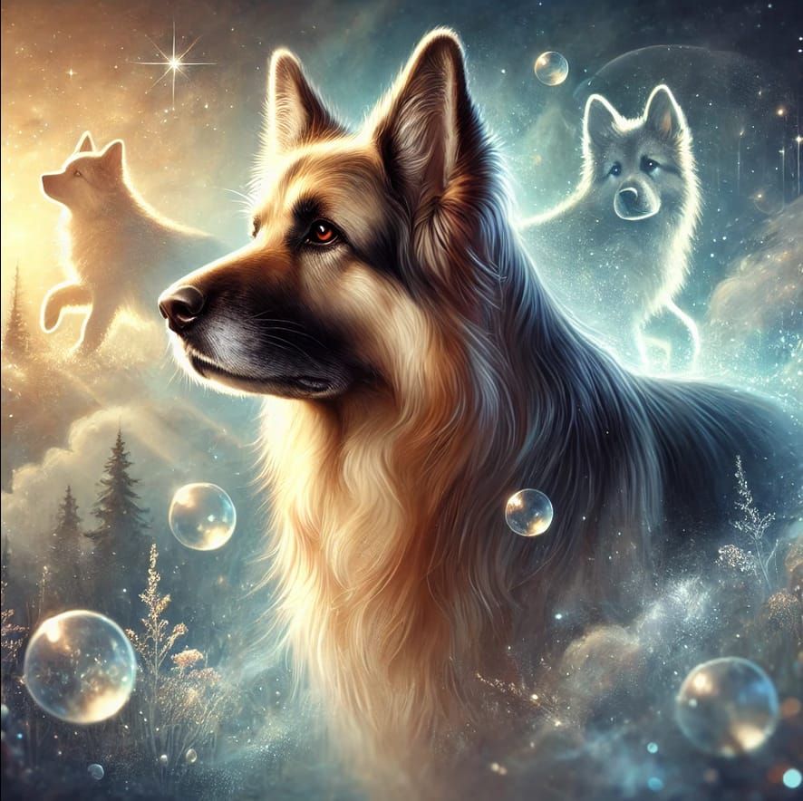 Mystical German Shepherd