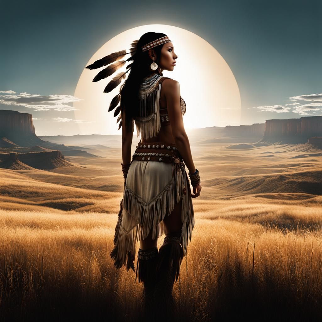 Native American - Ai Generated Artwork - Nightcafe Creator