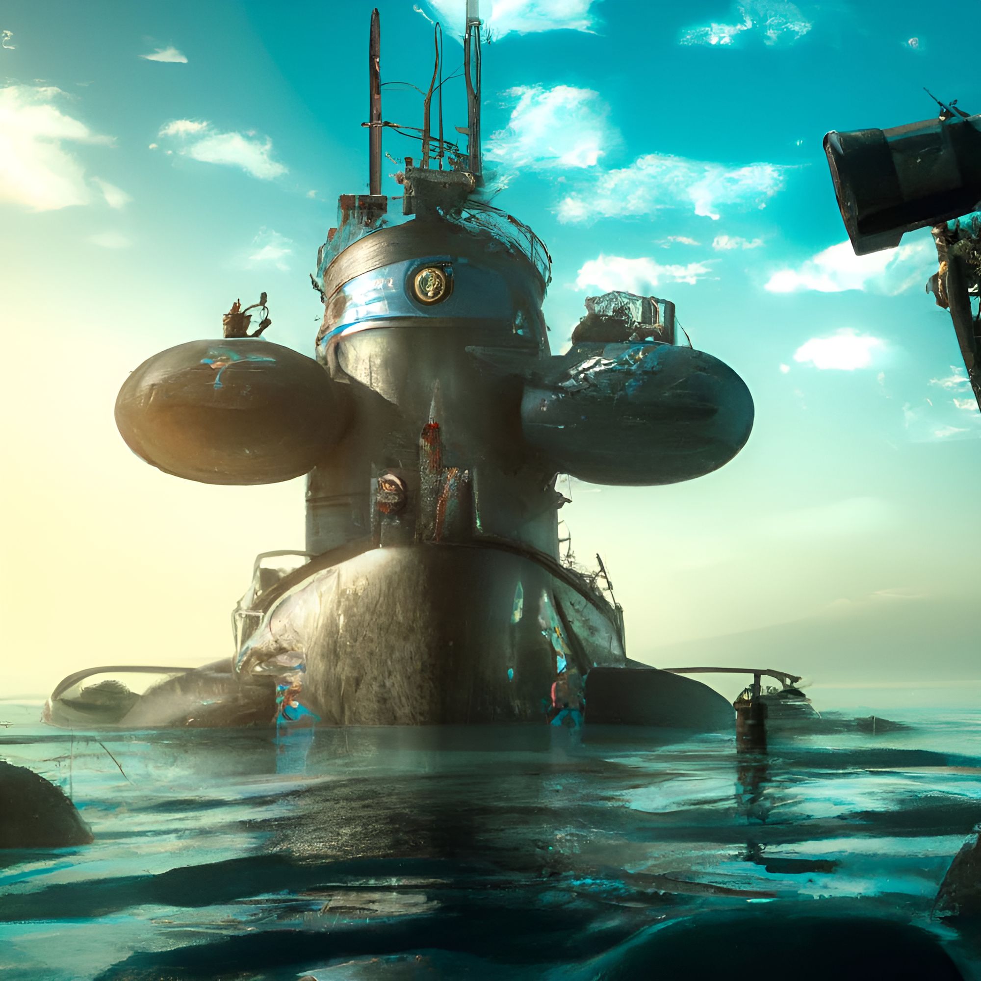 Submarine Conning Tower r/nightcafe