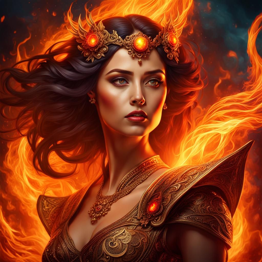 Flames - AI Generated Artwork - NightCafe Creator