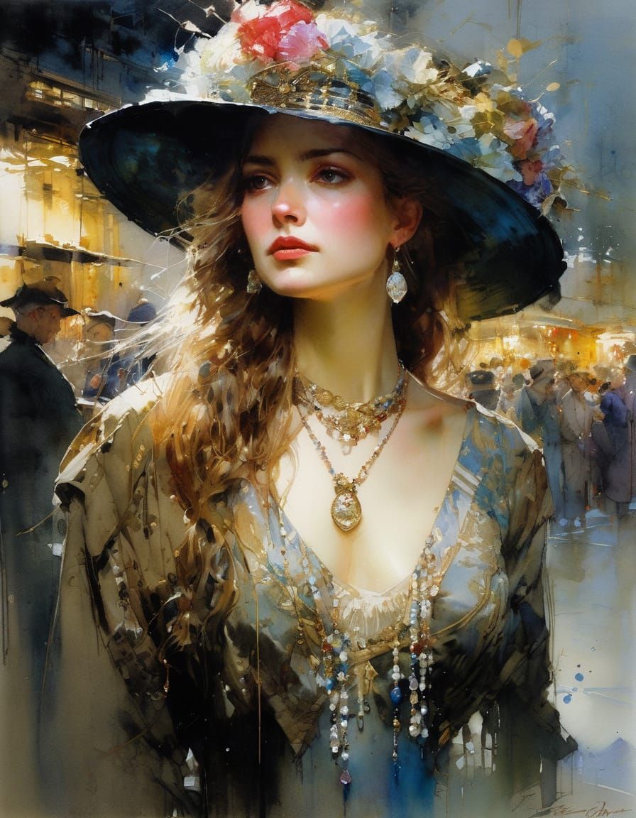 Victorian lady  by @Superbear