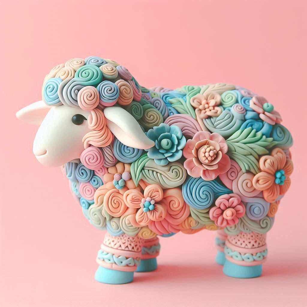 Clay sheep