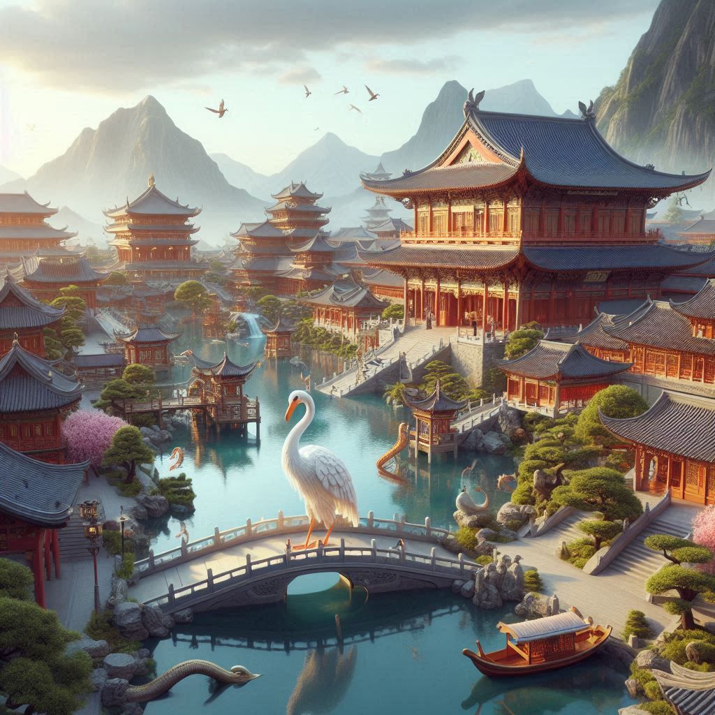 Chinese temple complex