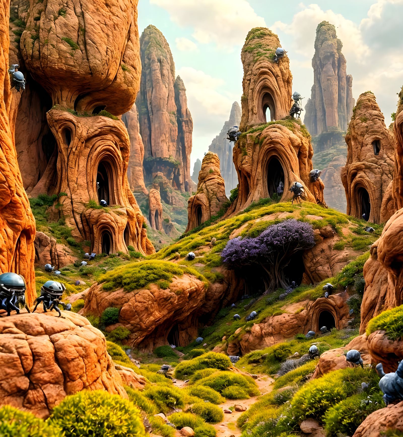 "Houston, the natives are small and seem quite harmless..." (Captain Jones's famous last words)