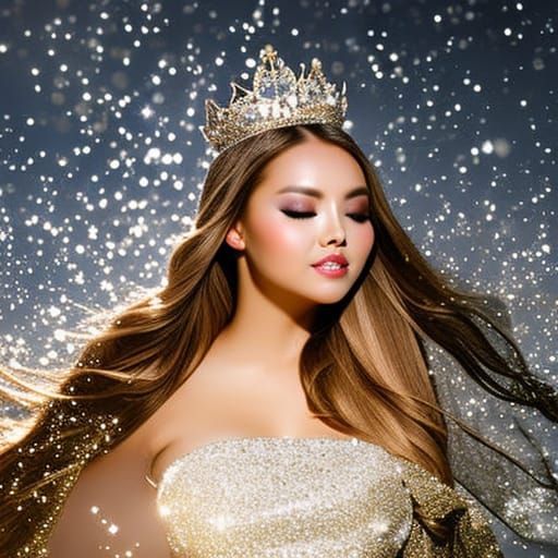 Sparkle Glitter Princess - AI Generated Artwork - NightCafe Creator