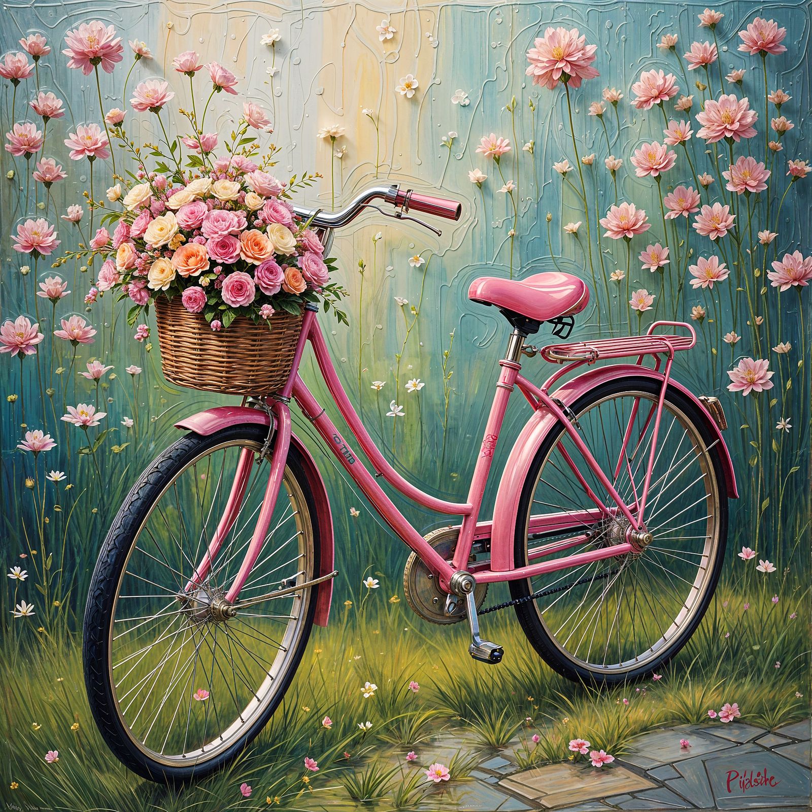 Flowers and Fresh Coat of Paint