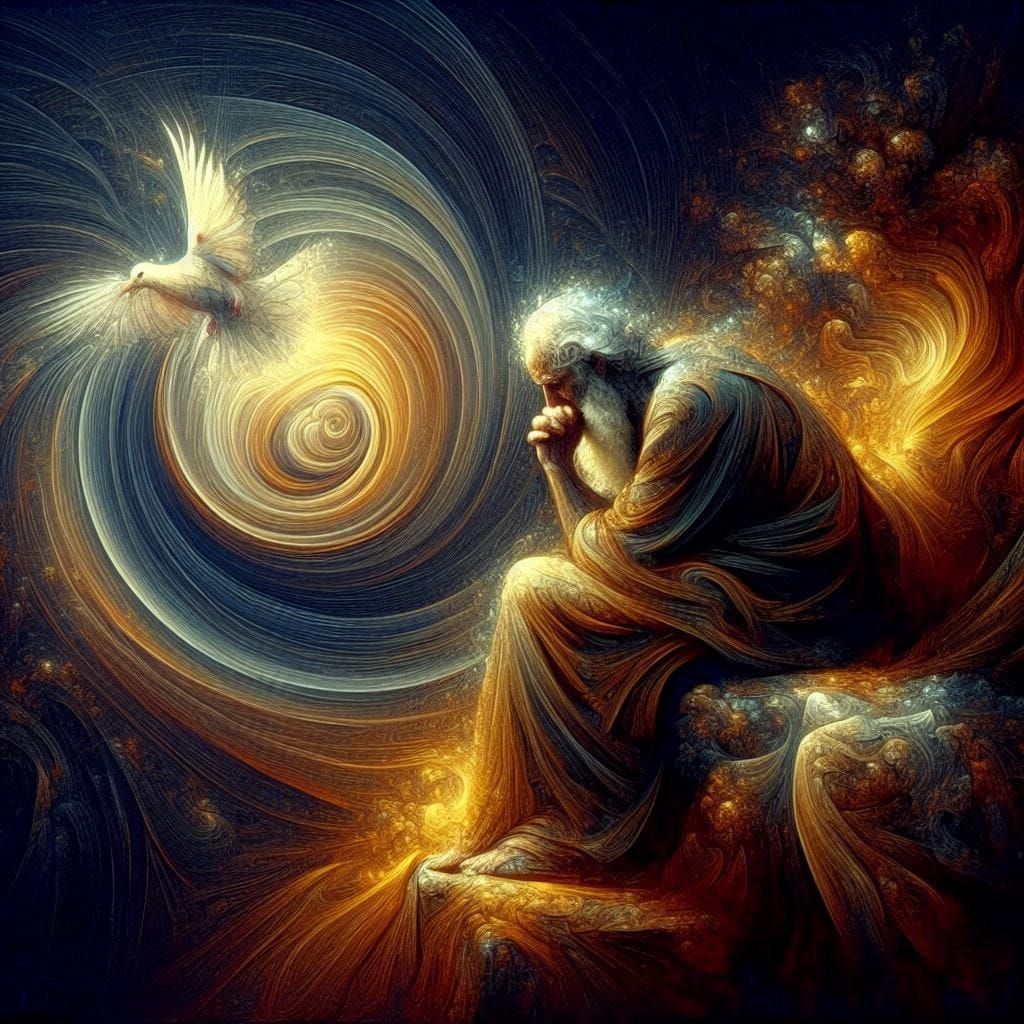 Praying for inner peace (2)