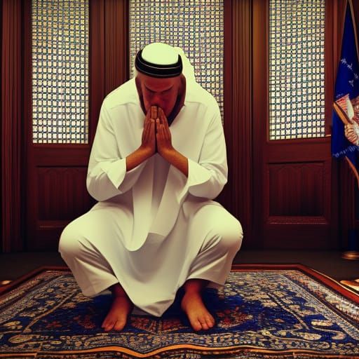 Donald Trump Muslim praying