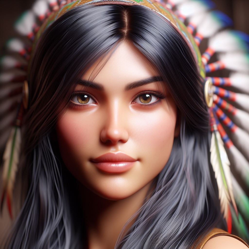 Native American Woman of the Hopi Nation