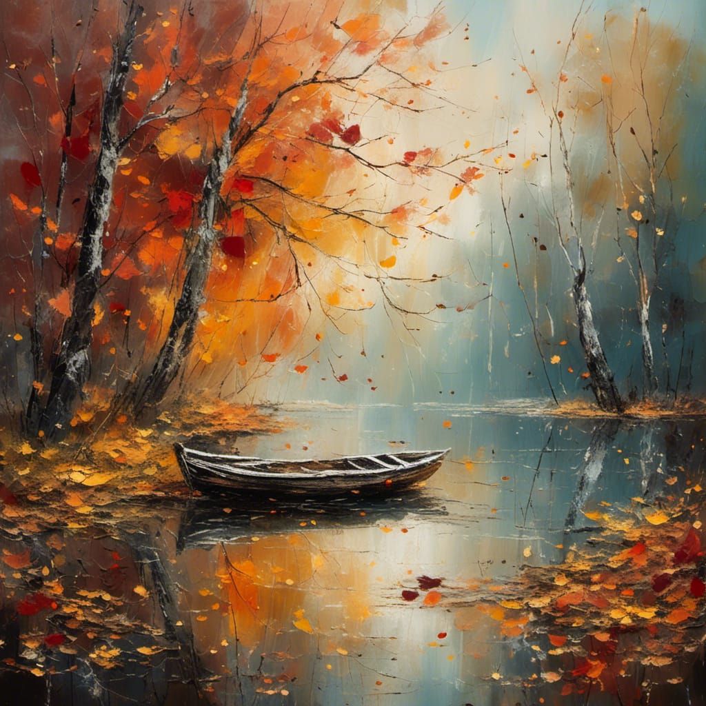 A lonely boat   by @Nadine