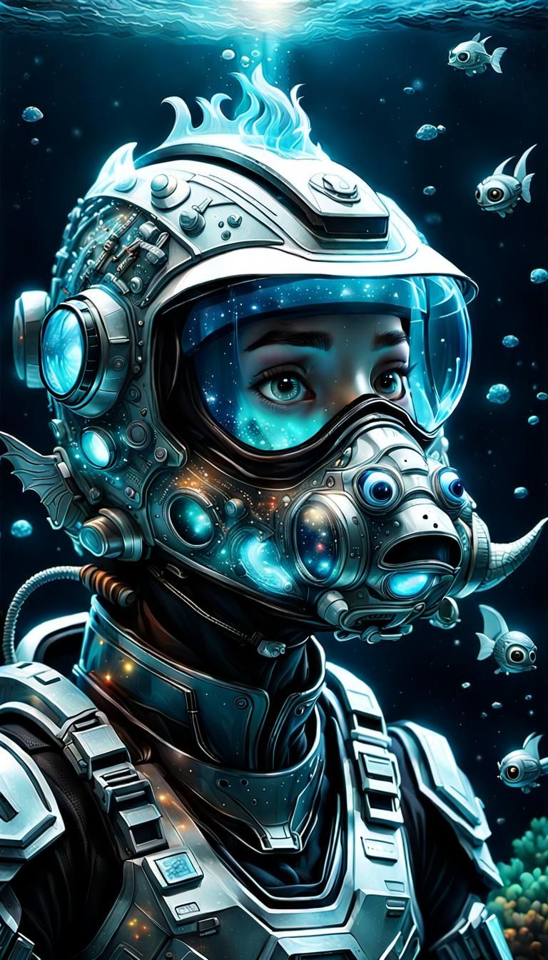 Underwater Breathing Apparatus   by @Huckleberry72 
