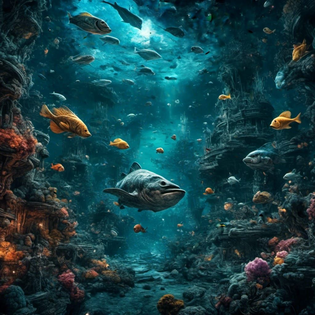 Underwater Cavern 