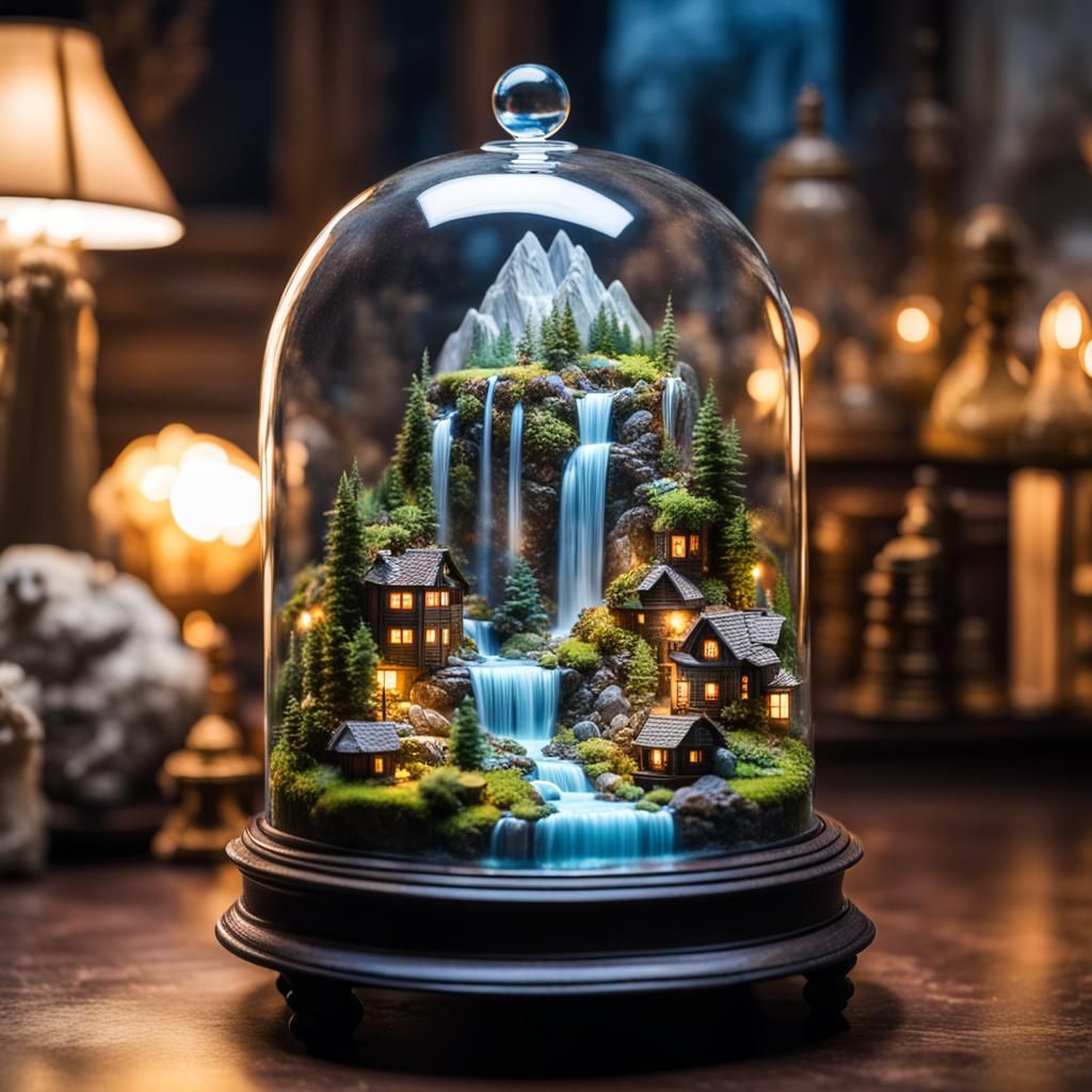 Switzerland Terrarium  by @PugArtsy