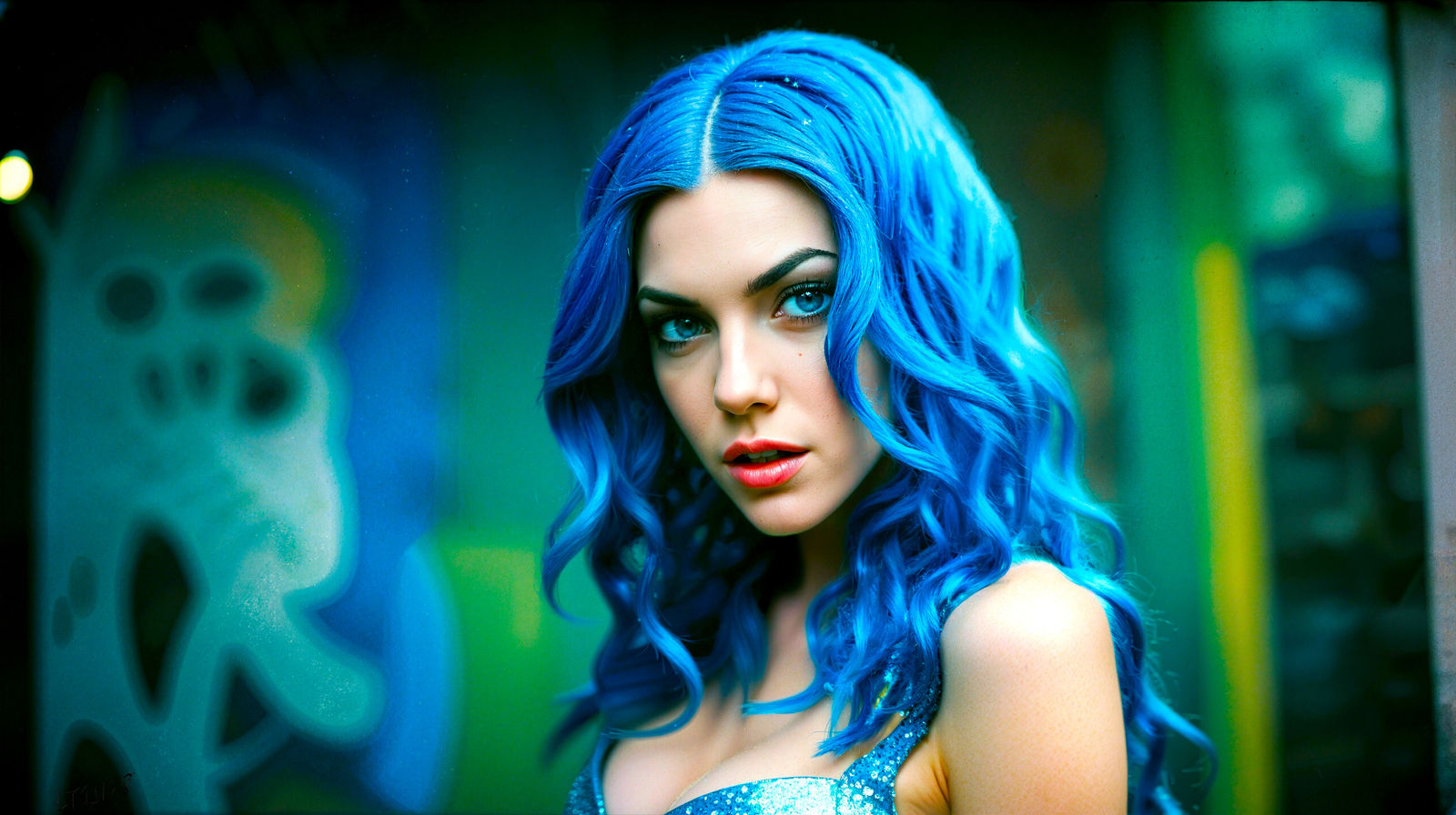 Mattie Love - Glitter in the air series. newly upscaled.