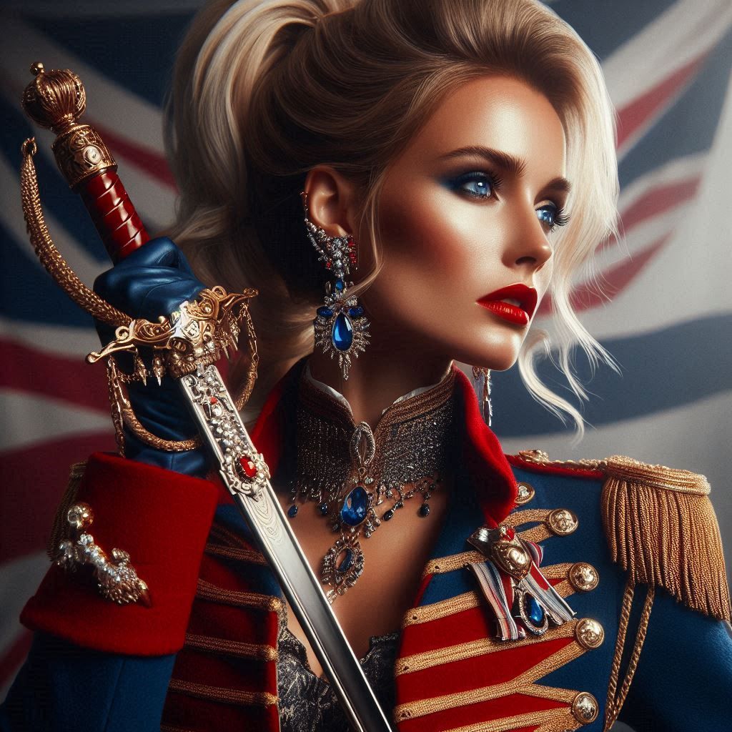 British Royal Naval Admiral Charlotte McLean