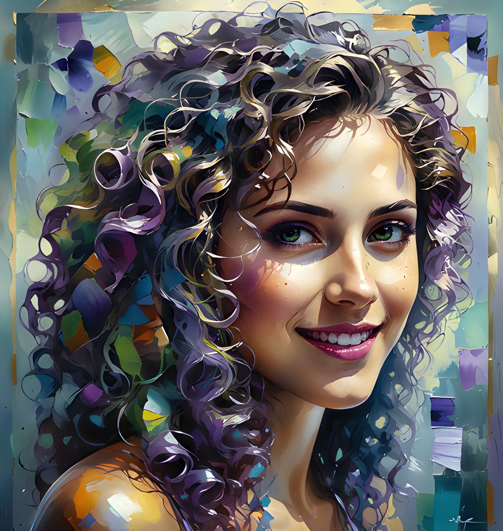 oil paint / portrait