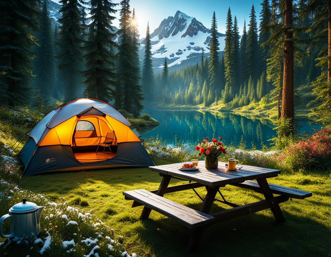 Perfect camp site