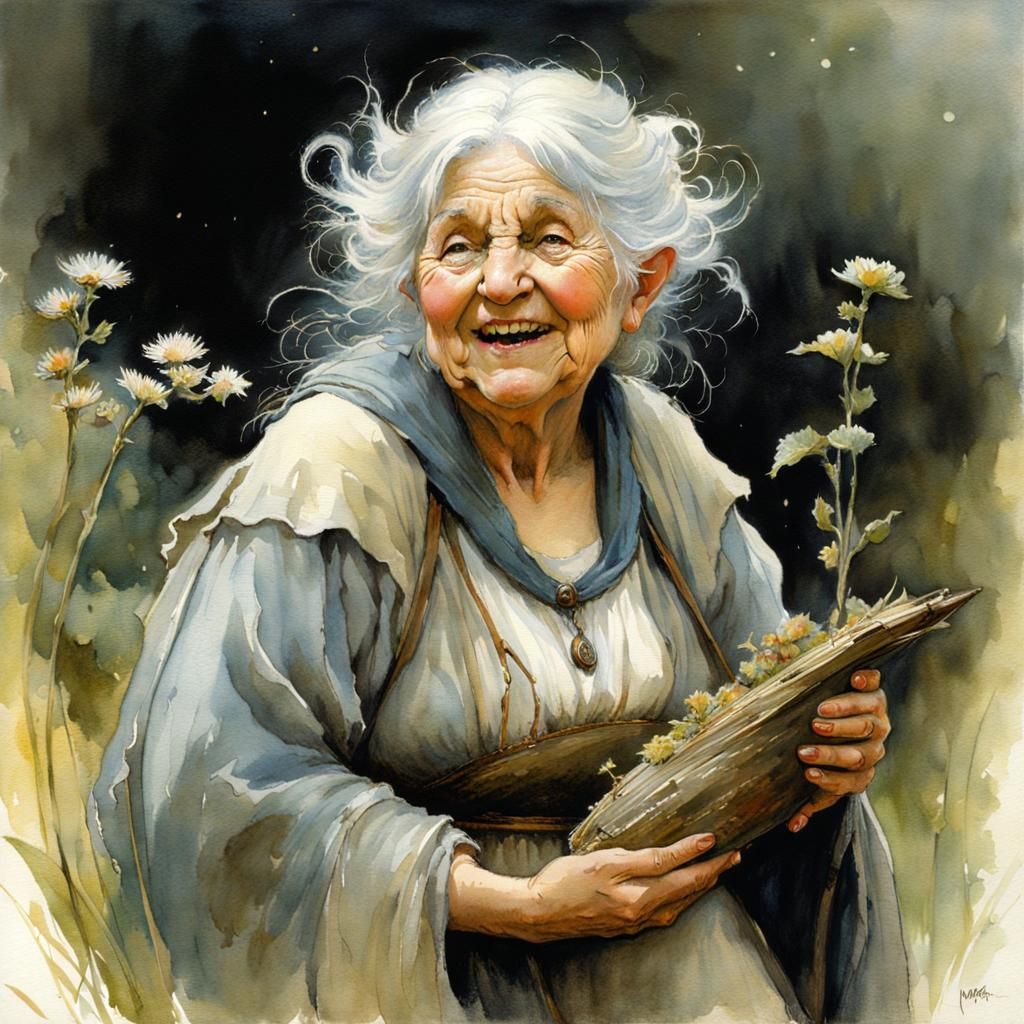 Aged sorceress