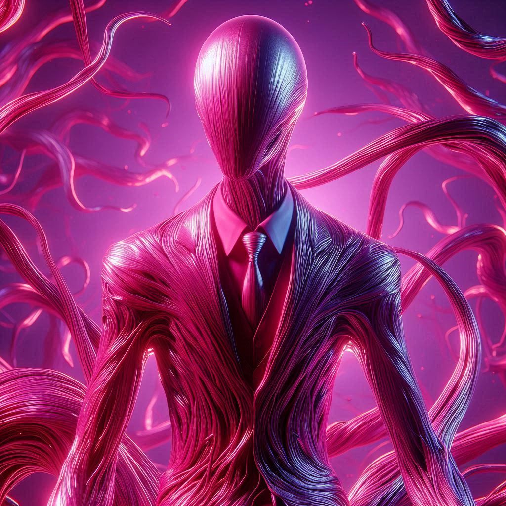 Pink Slender Man