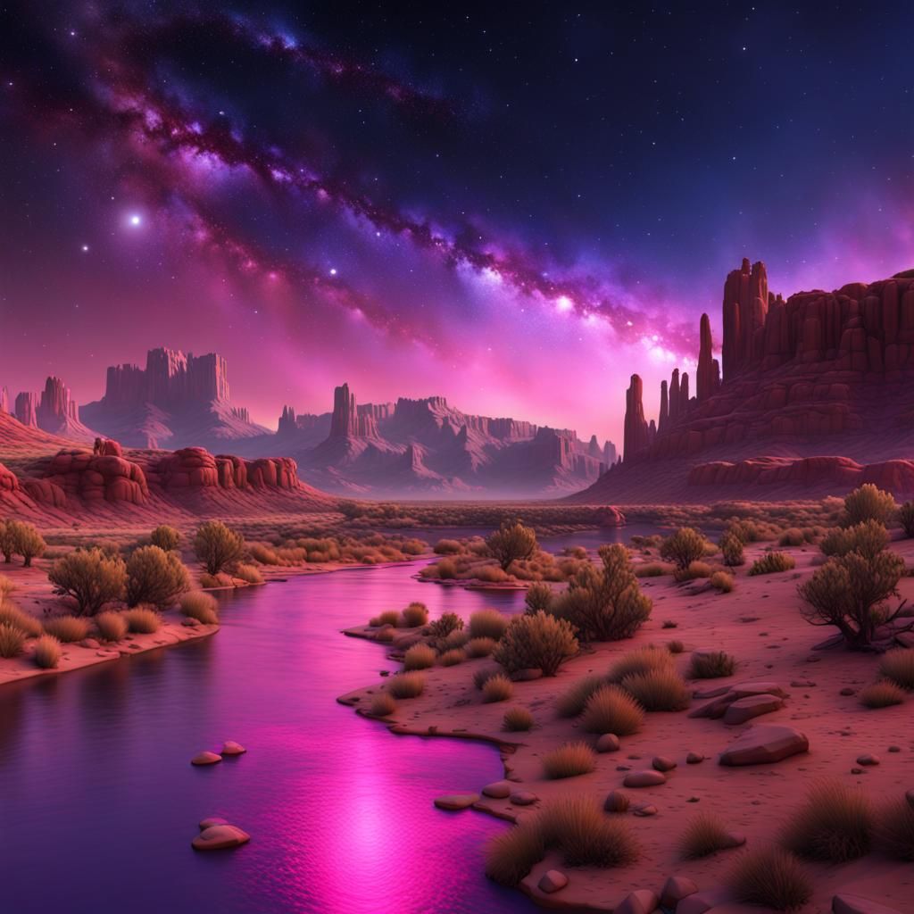 A New Mexico night sky with thousands of stars shining brigh...