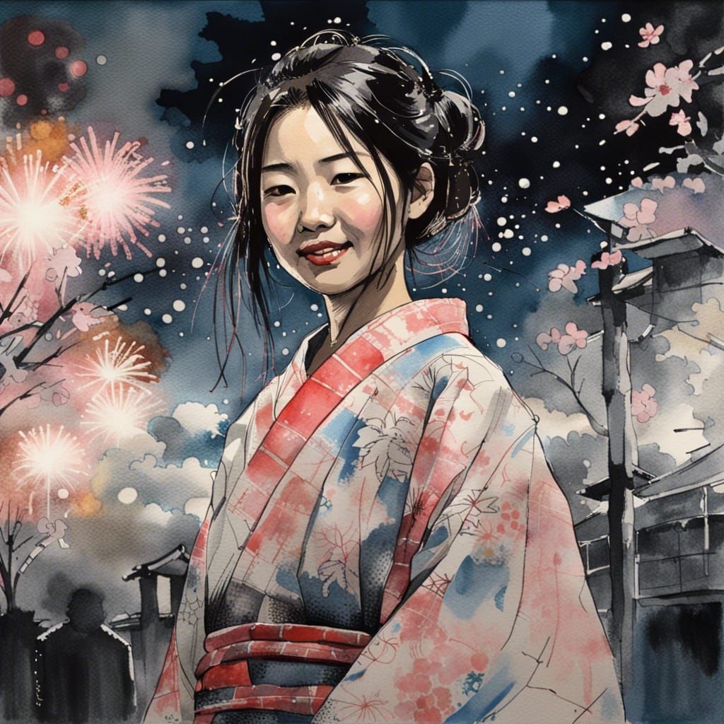 Fireworks Festival 花火大会  by @Inspector