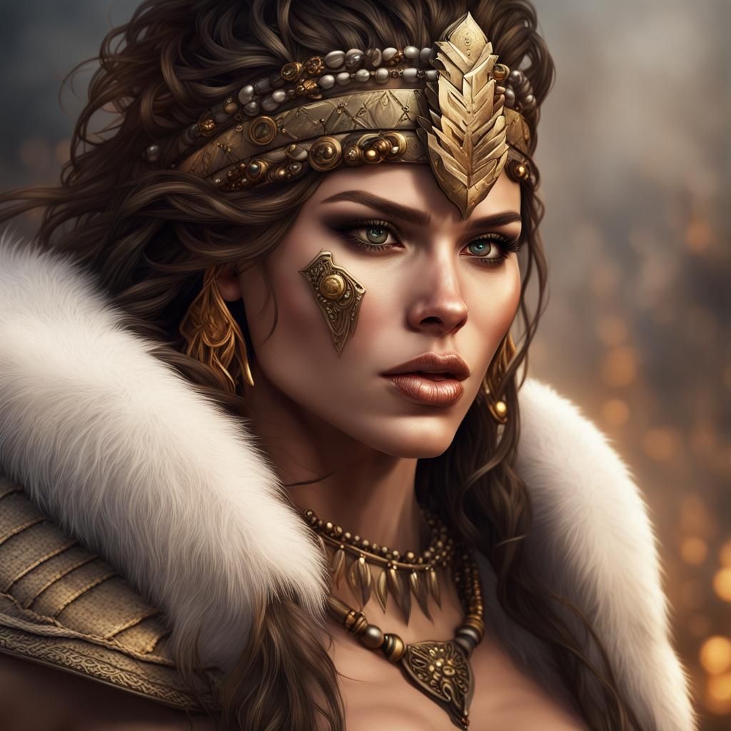 Barbarian princess - AI Generated Artwork - NightCafe Creator