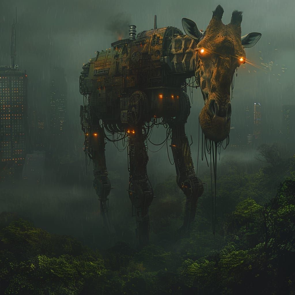 Giraffe Guardian Mech