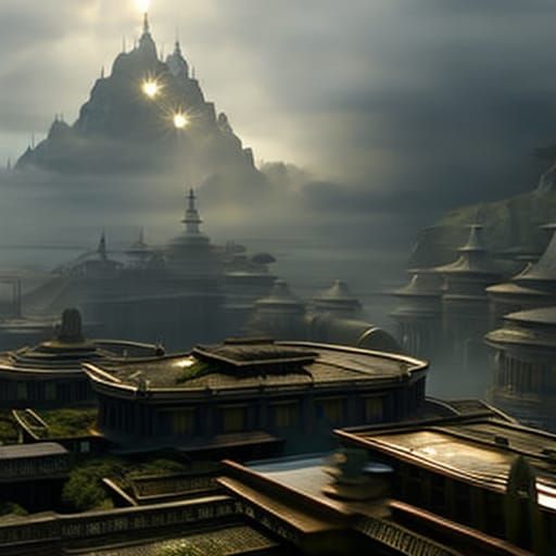 Greenhouse Epic cinematic brilliant stunning intricate metic...
