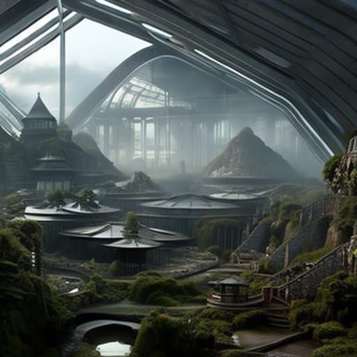Greenhouse Epic cinematic brilliant stunning intricate meticulously detailed dramatic atmospheric maximalist digital mat...