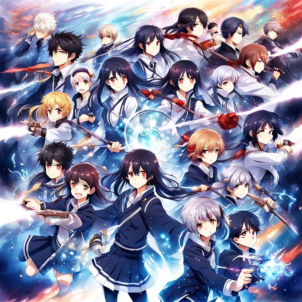 Girl Dressed as Ladybug in Anime Style