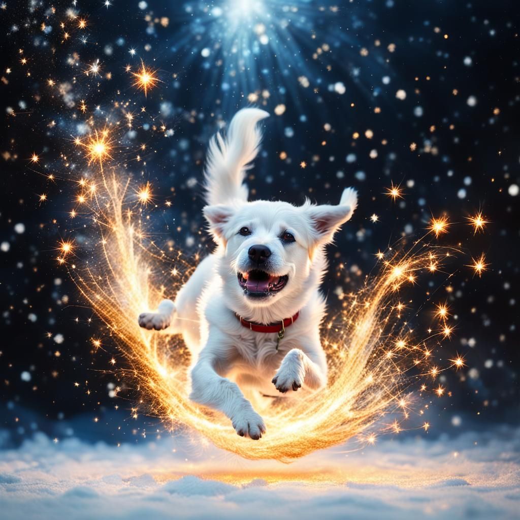 White dog