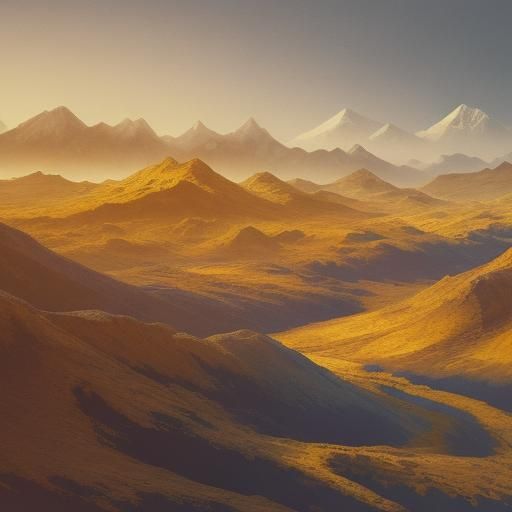 Golden inks LANDSCAPE