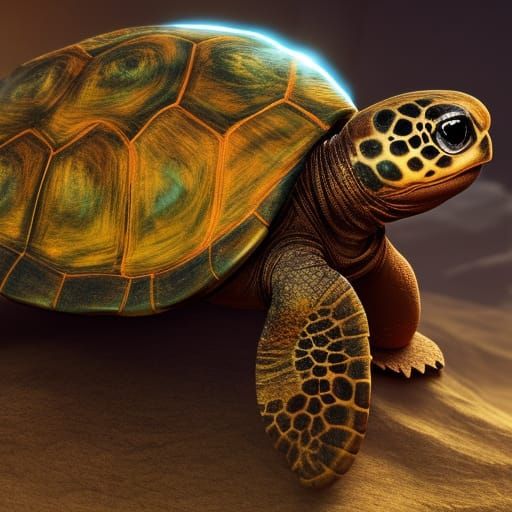 cute turtle - AI Generated Artwork - NightCafe Creator