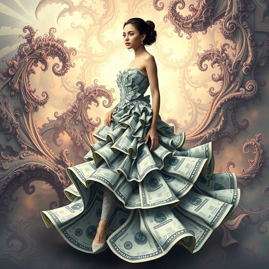 Money dress  by @A_Ignorance