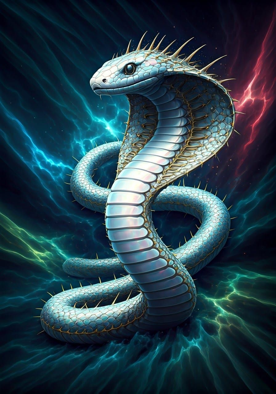 A spiny cobra ready to strike  by @Midnight Crow