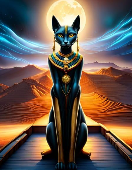 Bastet Protects - AI Generated Artwork - NightCafe Creator