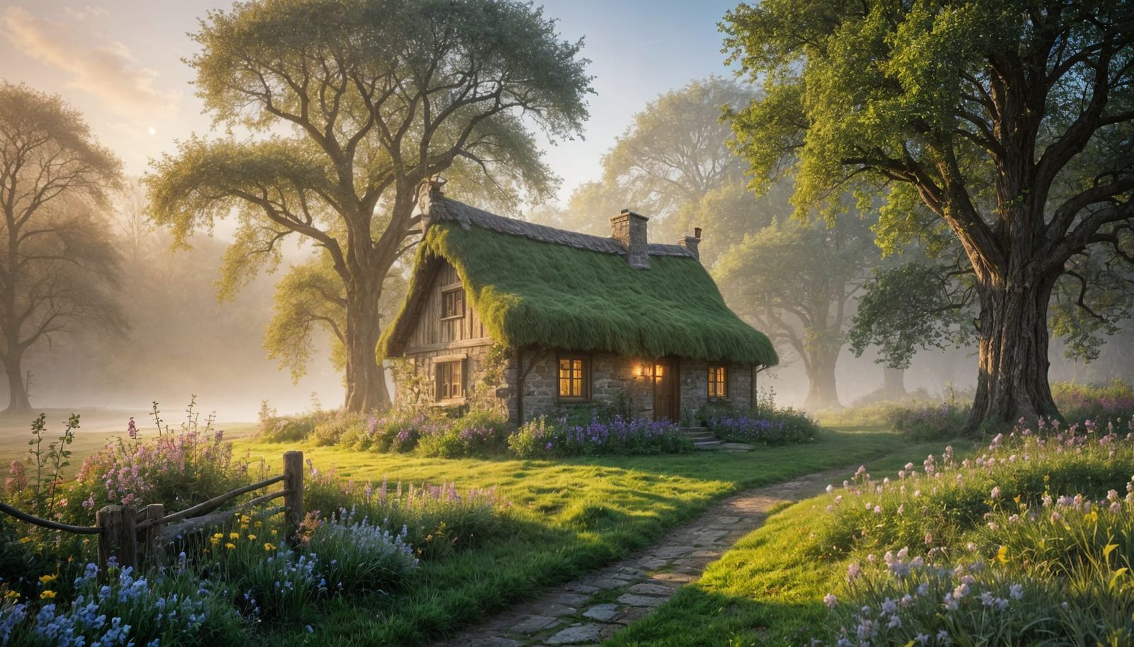 The Magic Cottage  by @Feathers