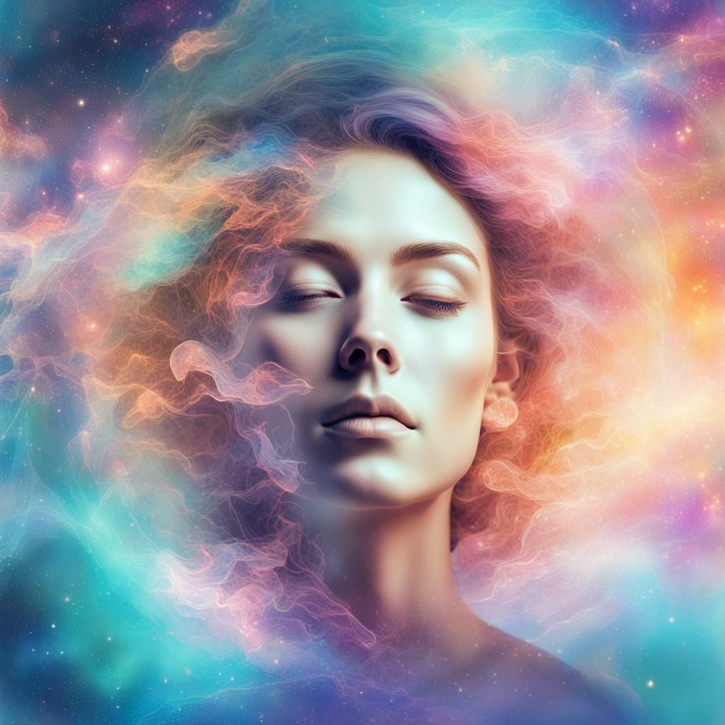 Woman In Dreamland - Ai Generated Artwork - Nightcafe Creator