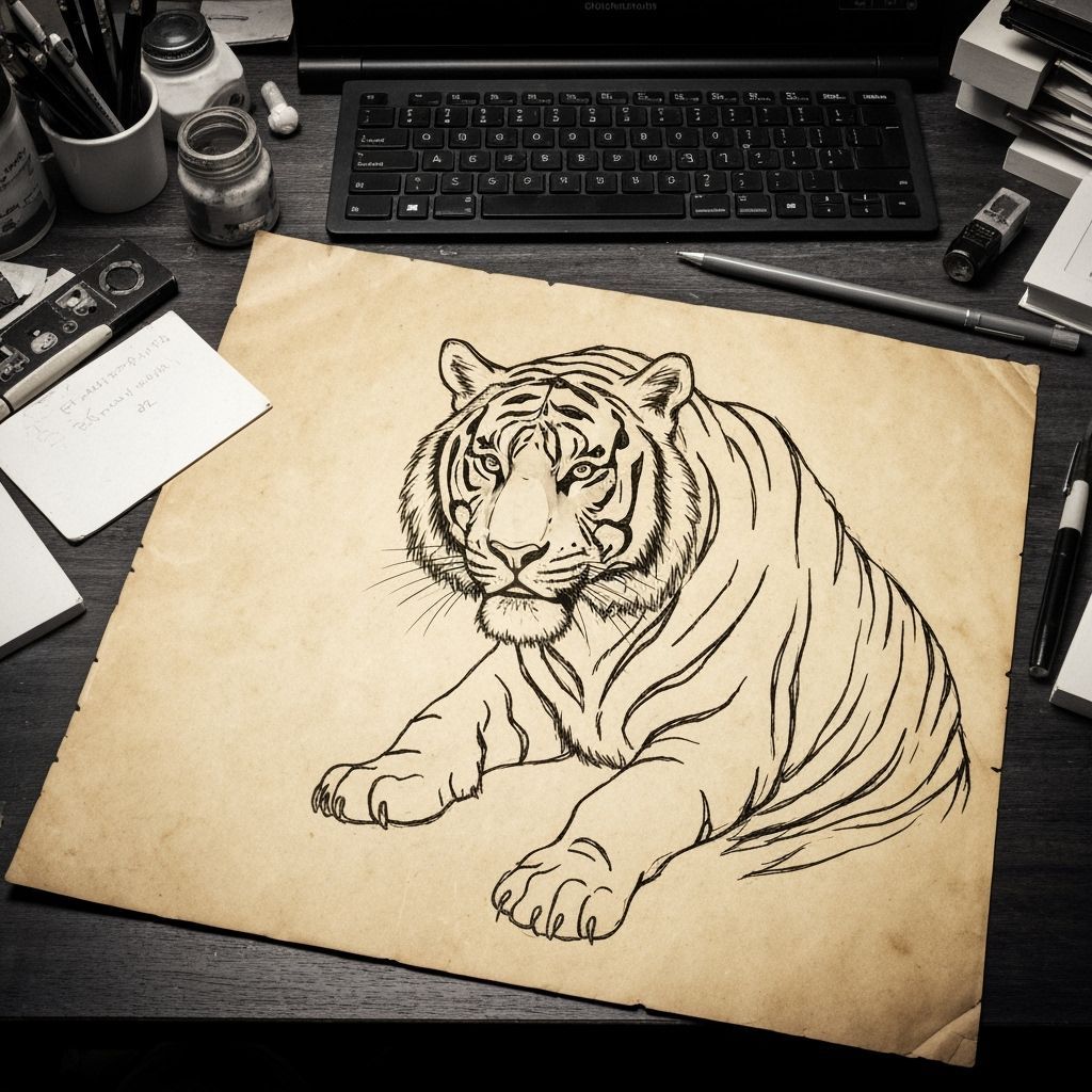 Tiger  by @Sebastian