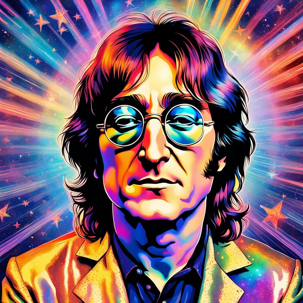 John Lennon - AI Generated Artwork - NightCafe Creator