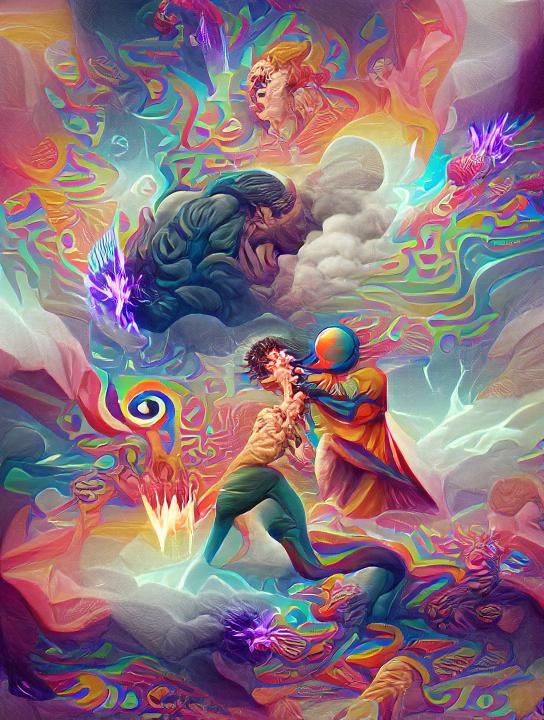 The battle between logic and emotion - AI Generated Artwork - NightCafe ...