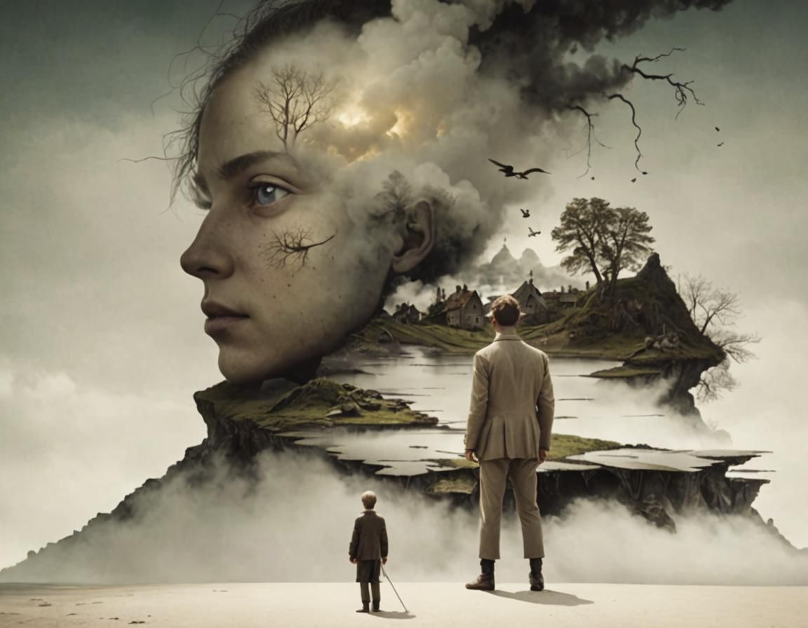 Surreal Worm Stopmotion Photograph in Dreamlike Style