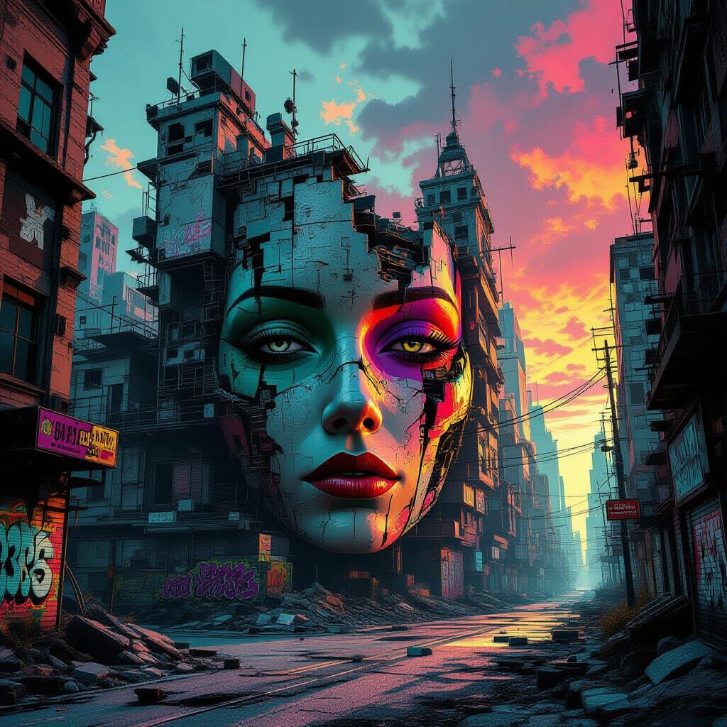 laideur urbaine, urban ugliness, Y2K Futurism  by @Mayhem