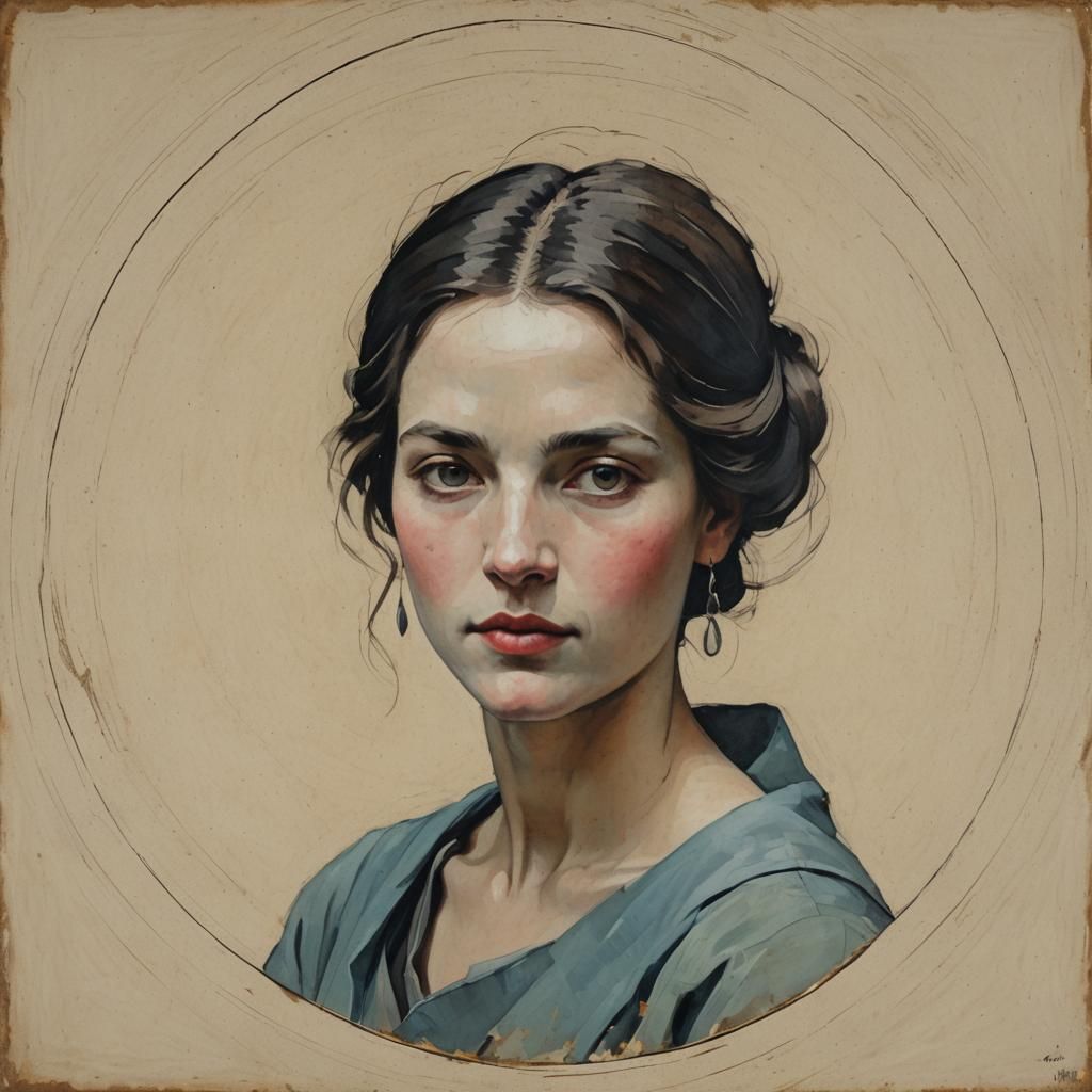 a woman