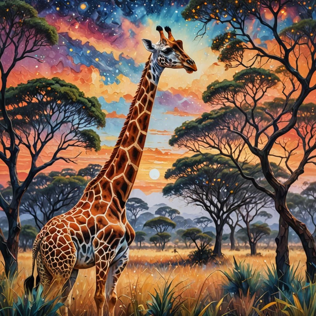 Cruising along the Serengeti  by @Obsidian