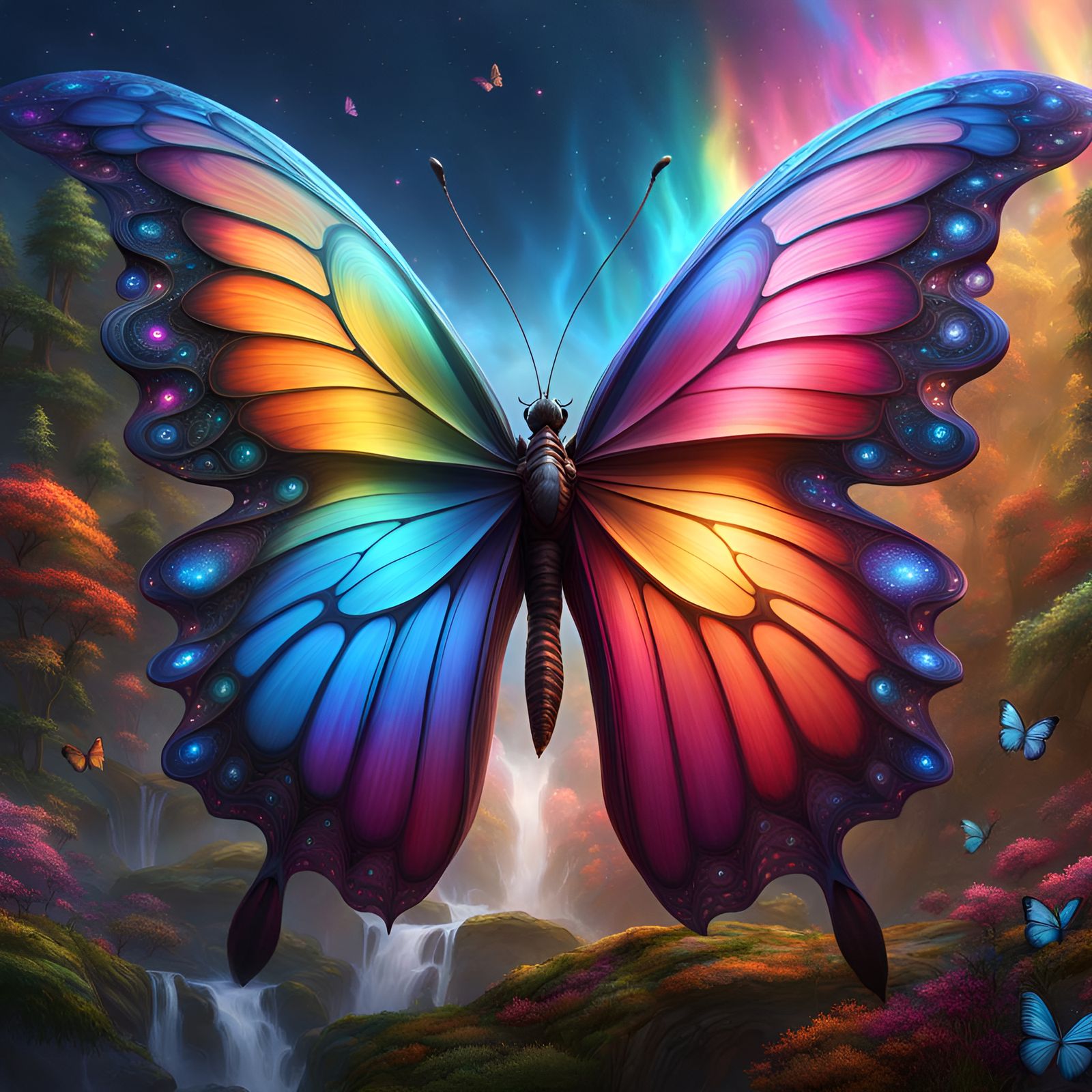 Beautiful Butterfly - AI Generated Artwork - NightCafe Creator