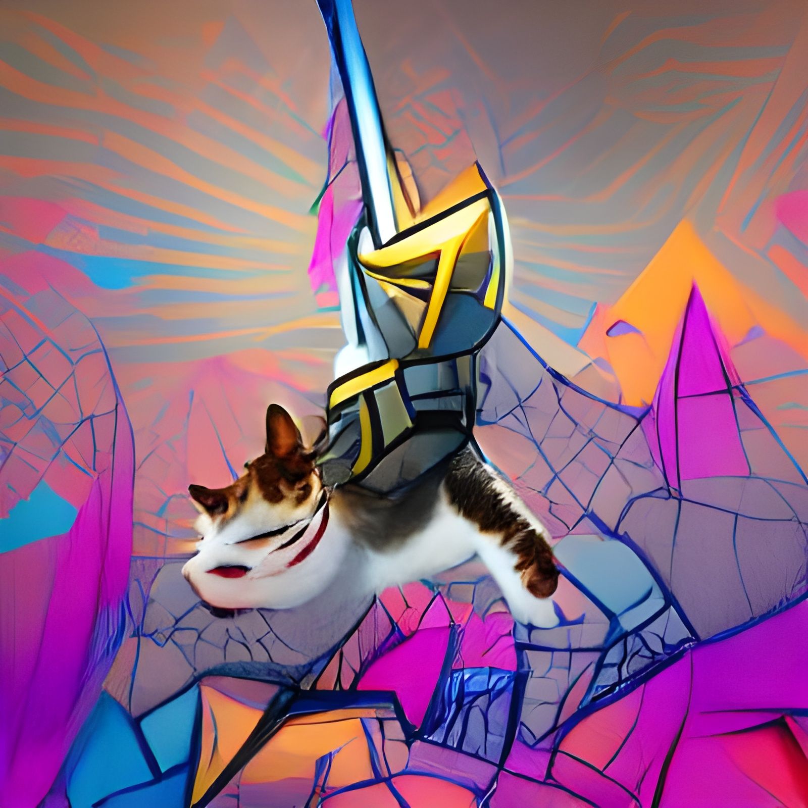 A fearless and adventurous cat who goes by the name of Clawe...